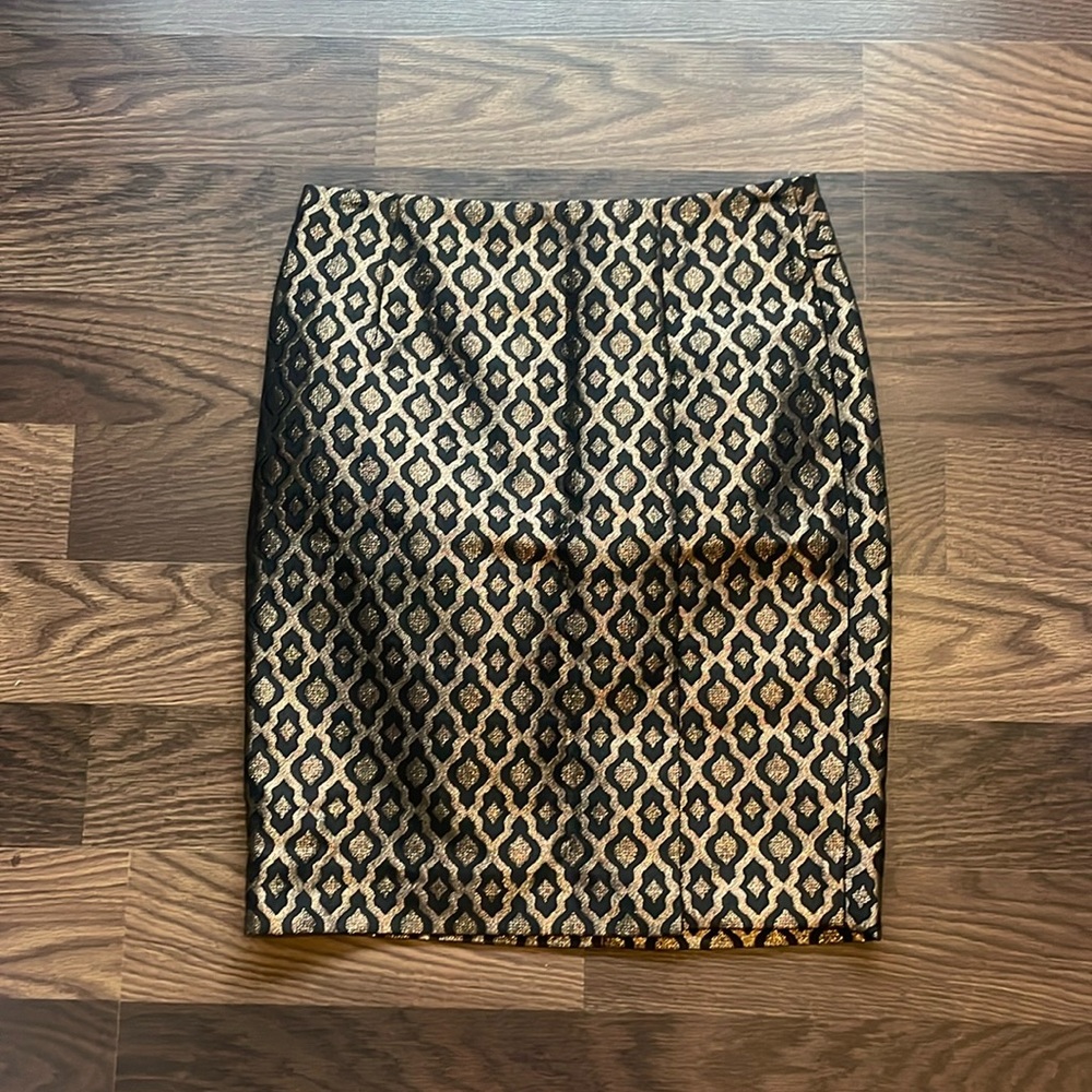 The Limited brocade pencil skirt, size four.